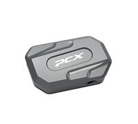 LongGreat CNC Kickstand Foot Side Stand Extension Support Plate Pad For Honda PCX 160 125 2021 (Grey)