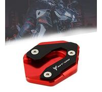 LongGreat Motorcycle Side Stand Plate Kickstand Enlarger Foot Pad Extension Plate for YAMAHA MT-09 FZ-09 2014-2020/YAMAHA MT-09 Tracer FJ-09 2015-2020/YAMAHA XSR 900 Tracer 900 2016-2020 (Red, 1pcs)