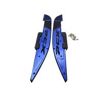 LongGreat Rear&Front Footrest Footboard Pegs Pedal Footmat For Honda PCX 125 160 2021 (Blue)