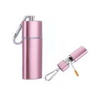 LongHoneySong Taschenaschenbecher für Unterwegs Reiseaschenbecher Mini Tragbarer Aschenbecher für Unterwegs Geruchsdicht Mit Deckel Aschenbecher to Go Taschenaschenbecher Geruchsdicht (Roségold)