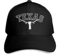 Longhorn Lone Star State Texas Strong Hat Baseball Duck Tongue Outdoor Cap Fashion Black Unisex Adjustable Gift
