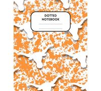 Longhorn Splatter Paint Themed DOTTED Composition Notebook: 120 Pages, DOTTED, 7.5"x9.25" - Composition Size, Matte Cover