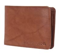 LONGHORNS Leather Wallet for Men | Handmade Leather | RFID Blocking | Tan Brown Flip Wallet | Tan Contemporary Tan Contemporary, Havana, Contemporary