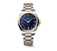 Longines Conquest 38mm Blue Sandblasted Dial & Two Tone Watch