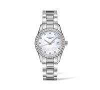 Longines Conquest Classic 34mm Mother of Pearl Stainless Steel