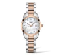 Longines Conquest Classic Women's Diamond Mother of Pearl Dial Watch
