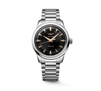 Longines Conquest Heritage 38mm Black Dial & Stainless Steel Bracelet Watch
