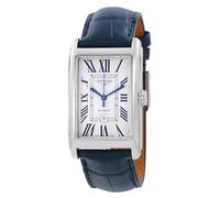 Longines Dolce Vita Mens 21MM SS Blue Leather L5.767.4.71.9, Blue, Modern