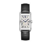 Longines DolceVita 28mm Men's Black Leather Strap Watch
