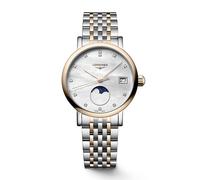 Longines Elegant Women's Diamond 18ct Rose Gold & Stainless Steel Watch
