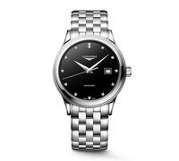 Longines Flagship Classic 40mm Black Diamond Dial & Stainless Steel Watch