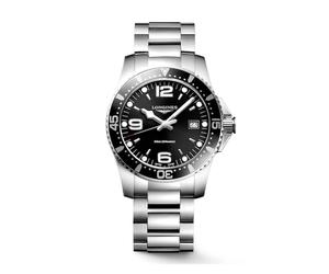 Longines HydroConquest 41mm Black Dial & Stainless Steel Bracelet Watch