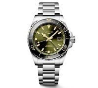 Longines HydroConquest GMT Men's Green Dial Bracelet Watch