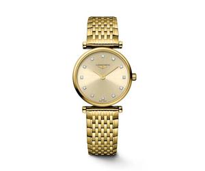 Longines La Grand Classique Diamond Gold Tone Bracelet Watch