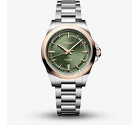 Longines Ladies Conquest Automatic Green Dial Watch L3.320.5.02.6