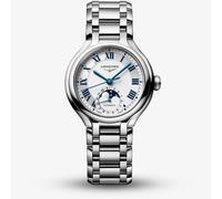 Longines Ladies PrimaLuna Moonphase White Dial Watch L8.126.4.71.6