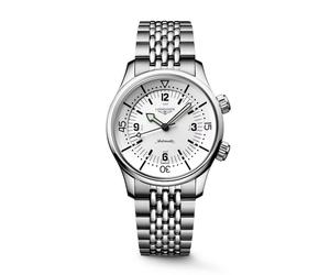 Longines Legend Diver White Dial 39mm Stainless Steel Watch