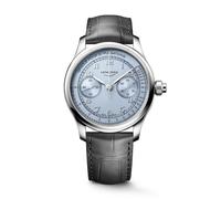 Longines Master Collection Chrono Monopusher Automatic Men's Leather Watch