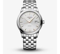 Longines Mens Flagship Automatic Silver Watch L4.984.4.70.6