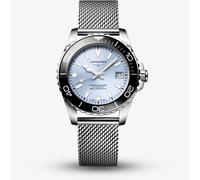 Longines Mens Hydroconquest Automatic Ice Blue Dial Mesh Bracelet Watch L3.779.4.99.6