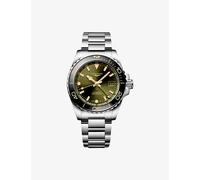 Longines Mens Longines Hydroconquest Gmt Stainless-Steel Automatic Watch Stainless Steel 1 Size
