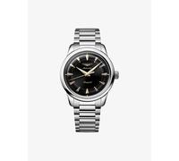 Longines Conquest Heritage 38mm Black Dial & Stainless Steel Bracelet Watch