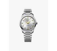 Longines Mens Longines L1.650.4.72.6 Conquest Heritage Stainless-Steel Automatic Watch Stainless Steel 1 Size
