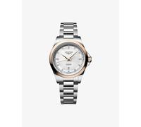 Longines Mens Longines L3.320.5.87.6 Conquest Stainless-Steel and 18ct Rose Gold Cap 200 30mm Automatic Watch Stainless Steel 1 Size