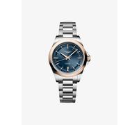 Longines Mens Longines L3.320.5.92.6 Conquest Stainless-Steel and 18ct Rose Gold Cap 200 30mm Automatic Watch Stainless Steel 1 Size