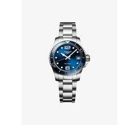 Longines Mens Longines L3.370.4.96.6 Hydroconquest Gmt 32mm Ceramic Bezel Stainless-Steel Quartz Watch Stainless Steel 1 Size