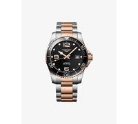 Longines Mens Longines L3.781.3.58.7 Hydroconquest Stainless-Steel and Red PVD Coating Automatic Watch Stainless Steel 1 Size
