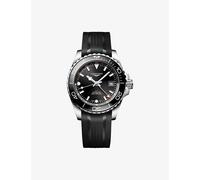 Longines Mens Longines L3.790.4.56.9 Hydroconquest Gmt Stainless-Steel Automatic Watch Stainless Steel 1 Size