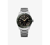 Longines Spirit Zulu Time Black Dial & Stainless Steel Bracelet Watch