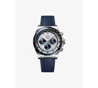 Longines Mens Longines L3.835.4.98.9 Conquest Chronograph Ceramic Bezel Blue Stainless-Steel Automatic Watch Stainless Steel 1 Size