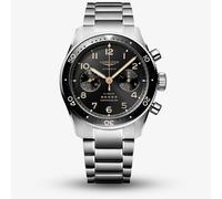 Longines Mens Spirit Chronograph Black Dial Watch L3.821.4.53.6