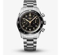 Longines Mens Spirit Pilot Flyback Stainless Steel Bracelet Watch L3.721.4.53.6