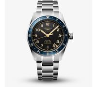 Longines Unisex Spirit Zulu Time Blue Bezel Watch L3.802.4.60.6