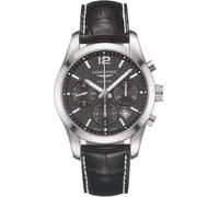 Longines Watch Conquest Classic Column Wheel Chronograph - Black LNG-836