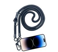 Longing for Mobile Phone - Thick Rope 10 mm, Neck Strap with Spacer, Anti-VOL Accessories for Phone, Practical Support to Keep Your Phone Safe When Travelling, Siehe Beschreibung, See description, See