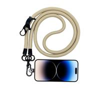 Longing for Mobile Phone - Thick Rope 10 mm, Neck Strap with Spacer, Anti-VOL Accessories for Phone, Practical Support to Keep Your Phone Safe When Travelling, Siehe Beschreibung, See description, See