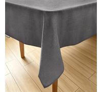 Longing Home Linen Look Washable Tablecloth Grey 140 x 240 cm