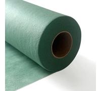 Longing Home Table Runner, 0.3 x 25 m, 30 g/m², Eucalyptus Green, Disposable Non-Woven Fabric-Like Tablecloth Roll, Wedding, Birthday, Party, Decoration