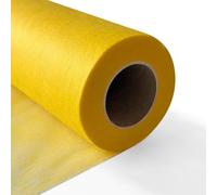 Longing Home Table Runner, 0.3 x 50 m, Yellow, Disposable Non-Woven Fabric-Like Tablecloth Roll, Suitable for Birthday, Party, Decoration
