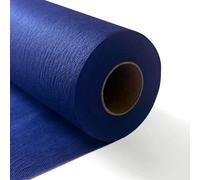 Longing Home Table Runner, Table Runner, 0.3 x 25 m, 30 g/m², Dark Blue, Disposable Non-Woven Fabric-Like Tablecloth Roll, Wedding, Birthday, Party, Decoration