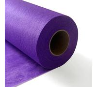 Longing Home Table Runner, Table Runner, 0.3 x 25 m, 30 g/m², Purple, Disposable Non-Woven Fabric-Like Tablecloth Roll, Wedding, Birthday, Party, Decoration