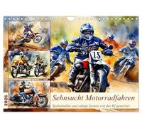 Longing to ride a motorcycle UK-Version (Wall Calendar 2026 DIN A4 Landscape), CALVENDO 12 Month Wall Calendar