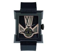 LONGIO Asmara Tourbillon Watches for Men, Titanium DLC Black Case, Rose Gold Dial,Sapphire Crystal, Luxry Tourbillon Watch