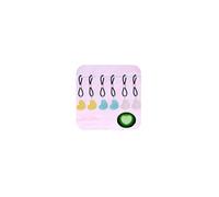 Longita non Piercing Nipple Jewelry Glow in the Dark Fake Nipple Rings Adjustable Elastic Nooses with Silicone Multicolor Cute Heart no Piercing Faux Body Jewelry for Women Men Sexy Valentine's Day