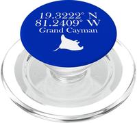 Longitude and Latitude Grand Cayman Sting Ray Souvenir PopSockets PopGrip for MagSafe