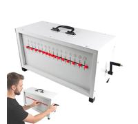 Longitudinal Transverse Wave Demonstrator, Hand-cranked Wave Apparatus, 16 Eccentric Wheel Shaft Holes, Educational Demonstration Tool, Physics Teaching Demonstration Longitudinal
